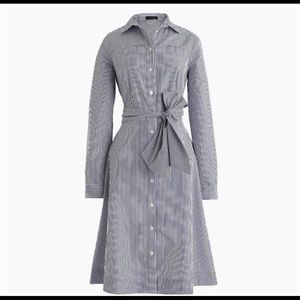 JCrew Tie-waist Shirtdress